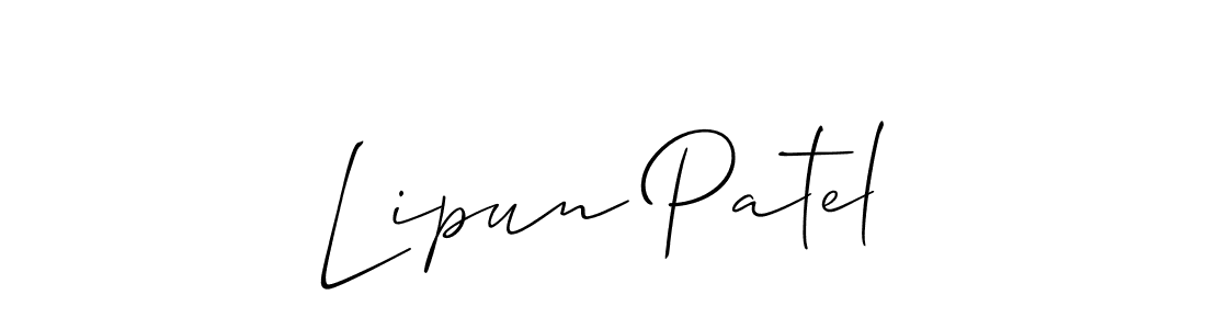 Make a beautiful signature design for name Lipun Patel. Use this online signature maker to create a handwritten signature for free. Lipun Patel signature style 2 images and pictures png