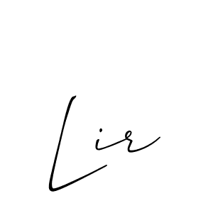 Also You can easily find your signature by using the search form. We will create Lir name handwritten signature images for you free of cost using Allison_Script sign style. Lir signature style 2 images and pictures png