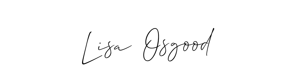 Make a beautiful signature design for name Lisa  Osgood. Use this online signature maker to create a handwritten signature for free. Lisa  Osgood signature style 2 images and pictures png
