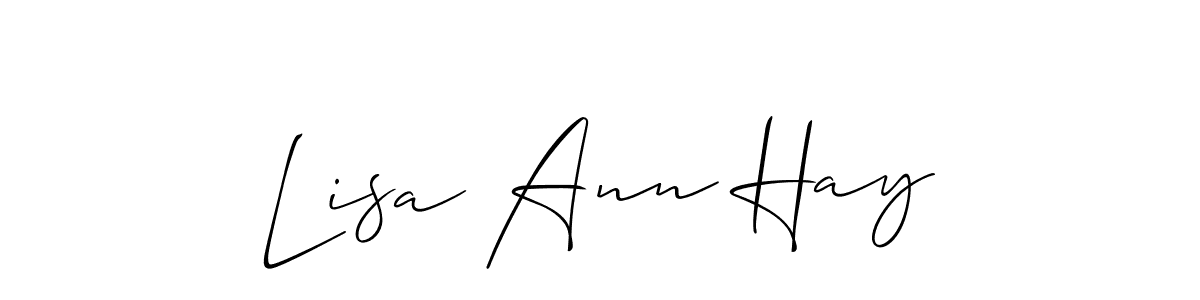 Make a beautiful signature design for name Lisa Ann Hay. Use this online signature maker to create a handwritten signature for free. Lisa Ann Hay signature style 2 images and pictures png