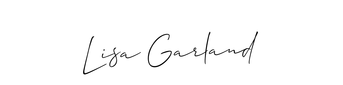 Once you've used our free online signature maker to create your best signature Allison_Script style, it's time to enjoy all of the benefits that Lisa Garland name signing documents. Lisa Garland signature style 2 images and pictures png