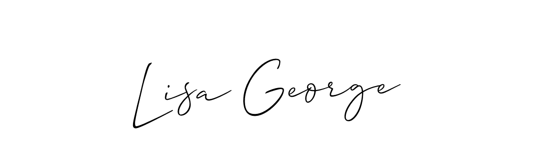 Make a beautiful signature design for name Lisa George. Use this online signature maker to create a handwritten signature for free. Lisa George signature style 2 images and pictures png