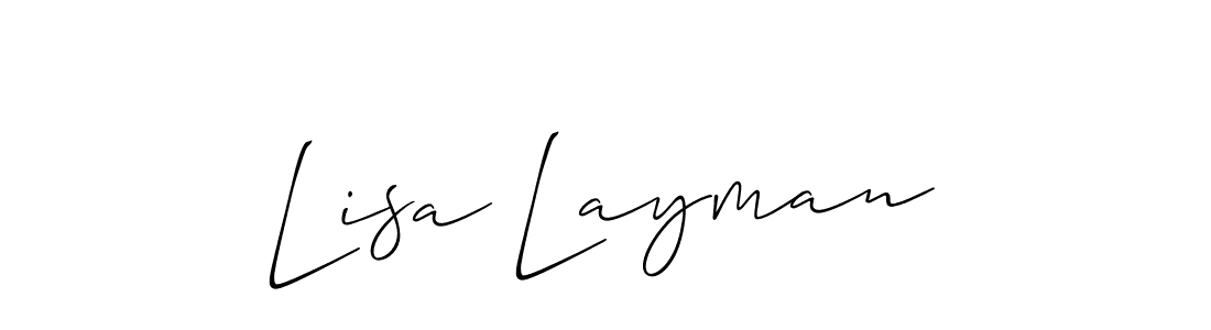 Once you've used our free online signature maker to create your best signature Allison_Script style, it's time to enjoy all of the benefits that Lisa Layman name signing documents. Lisa Layman signature style 2 images and pictures png