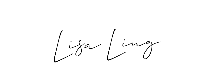 Once you've used our free online signature maker to create your best signature Allison_Script style, it's time to enjoy all of the benefits that Lisa Ling name signing documents. Lisa Ling signature style 2 images and pictures png