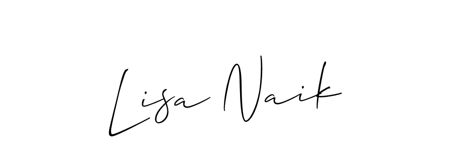 You can use this online signature creator to create a handwritten signature for the name Lisa Naik. This is the best online autograph maker. Lisa Naik signature style 2 images and pictures png