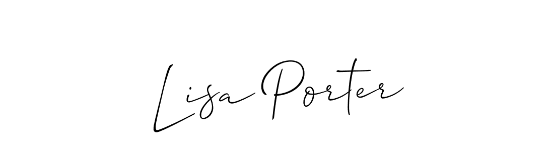 Once you've used our free online signature maker to create your best signature Allison_Script style, it's time to enjoy all of the benefits that Lisa Porter name signing documents. Lisa Porter signature style 2 images and pictures png