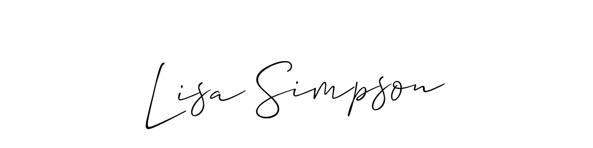 This is the best signature style for the Lisa Simpson name. Also you like these signature font (Allison_Script). Mix name signature. Lisa Simpson signature style 2 images and pictures png