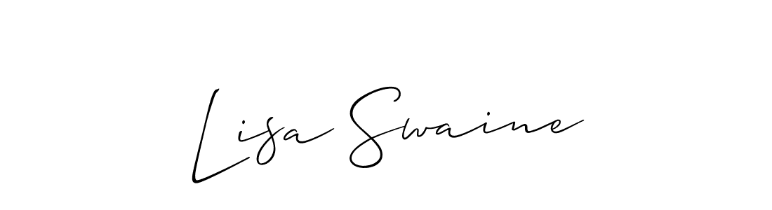 Make a beautiful signature design for name Lisa Swaine. Use this online signature maker to create a handwritten signature for free. Lisa Swaine signature style 2 images and pictures png