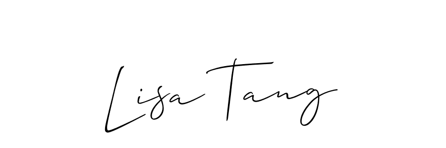 Make a beautiful signature design for name Lisa Tang. Use this online signature maker to create a handwritten signature for free. Lisa Tang signature style 2 images and pictures png