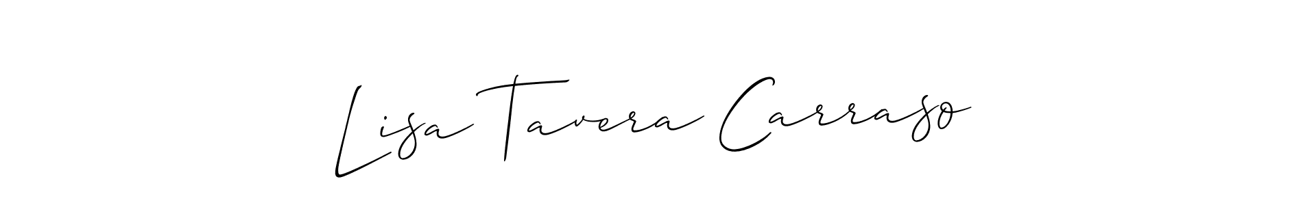 Check out images of Autograph of Lisa Tavera Carraso name. Actor Lisa Tavera Carraso Signature Style. Allison_Script is a professional sign style online. Lisa Tavera Carraso signature style 2 images and pictures png