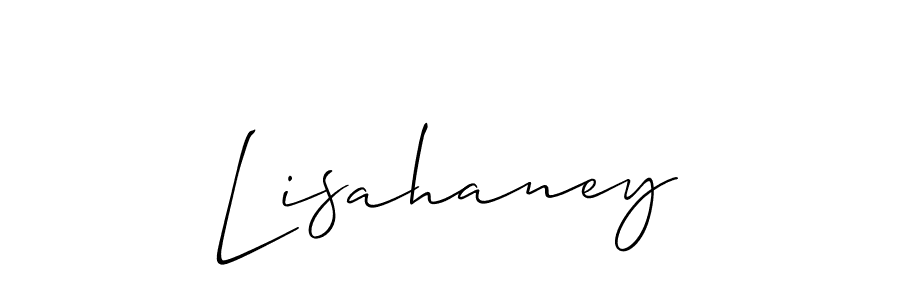 Once you've used our free online signature maker to create your best signature Allison_Script style, it's time to enjoy all of the benefits that Lisahaney name signing documents. Lisahaney signature style 2 images and pictures png