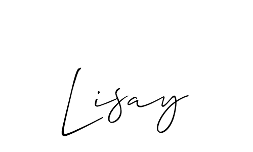 Also You can easily find your signature by using the search form. We will create Lisay name handwritten signature images for you free of cost using Allison_Script sign style. Lisay signature style 2 images and pictures png