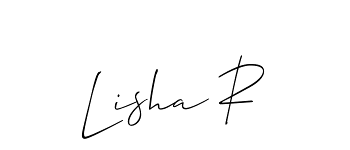 Check out images of Autograph of Lisha R name. Actor Lisha R Signature Style. Allison_Script is a professional sign style online. Lisha R signature style 2 images and pictures png