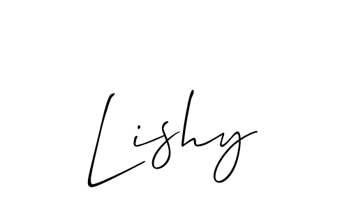 It looks lik you need a new signature style for name Lishy. Design unique handwritten (Allison_Script) signature with our free signature maker in just a few clicks. Lishy signature style 2 images and pictures png