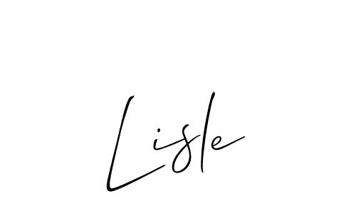 Also You can easily find your signature by using the search form. We will create Lisle name handwritten signature images for you free of cost using Allison_Script sign style. Lisle signature style 2 images and pictures png