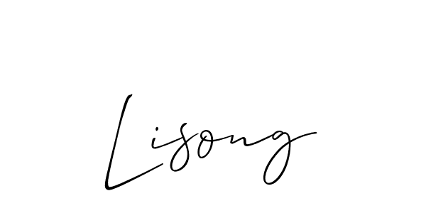 Make a beautiful signature design for name Lisong. Use this online signature maker to create a handwritten signature for free. Lisong signature style 2 images and pictures png