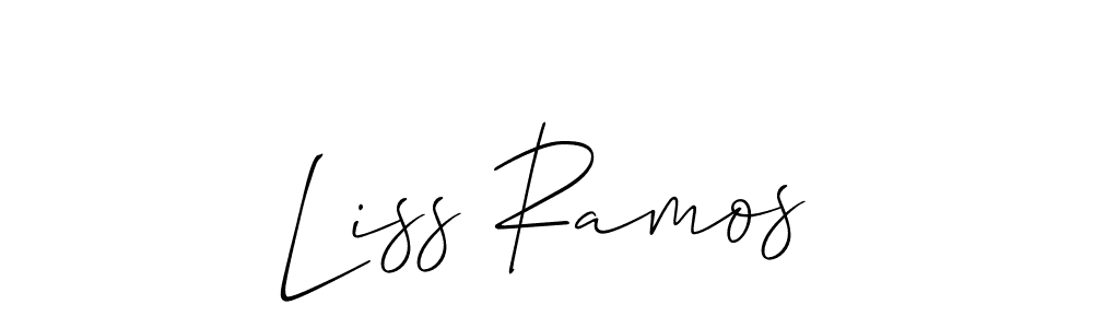 This is the best signature style for the Liss Ramos name. Also you like these signature font (Allison_Script). Mix name signature. Liss Ramos signature style 2 images and pictures png