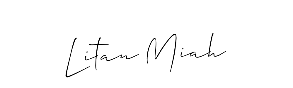 Make a beautiful signature design for name Litan Miah. Use this online signature maker to create a handwritten signature for free. Litan Miah signature style 2 images and pictures png