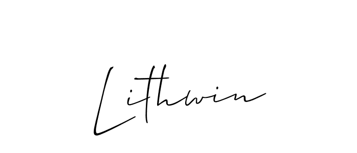 Similarly Allison_Script is the best handwritten signature design. Signature creator online .You can use it as an online autograph creator for name Lithwin. Lithwin signature style 2 images and pictures png