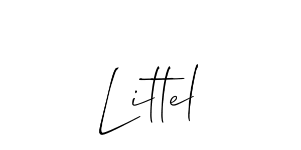 How to make Littel signature? Allison_Script is a professional autograph style. Create handwritten signature for Littel name. Littel signature style 2 images and pictures png