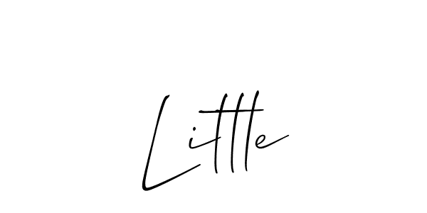 Design your own signature with our free online signature maker. With this signature software, you can create a handwritten (Allison_Script) signature for name Little. Little signature style 2 images and pictures png