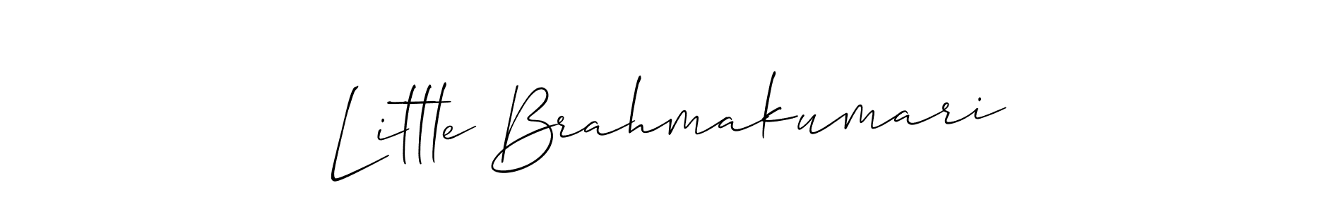 How to make Little Brahmakumari signature? Allison_Script is a professional autograph style. Create handwritten signature for Little Brahmakumari name. Little Brahmakumari signature style 2 images and pictures png