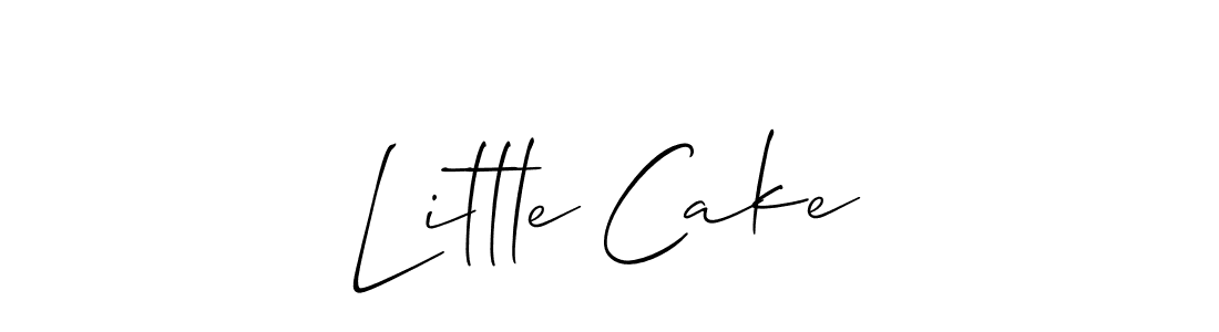 Create a beautiful signature design for name Little Cake. With this signature (Allison_Script) fonts, you can make a handwritten signature for free. Little Cake signature style 2 images and pictures png
