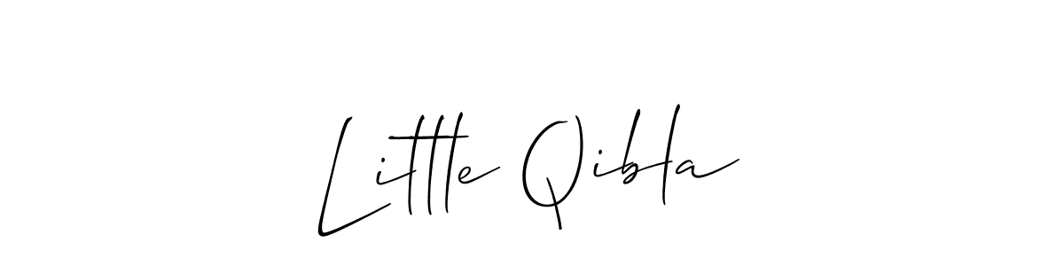 Little Qibla stylish signature style. Best Handwritten Sign (Allison_Script) for my name. Handwritten Signature Collection Ideas for my name Little Qibla. Little Qibla signature style 2 images and pictures png