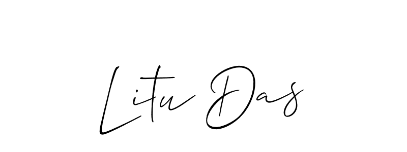 Once you've used our free online signature maker to create your best signature Allison_Script style, it's time to enjoy all of the benefits that Litu Das name signing documents. Litu Das signature style 2 images and pictures png