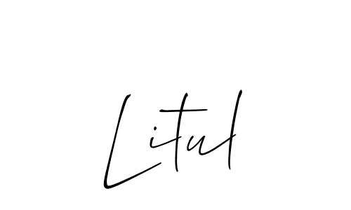 Here are the top 10 professional signature styles for the name Litul. These are the best autograph styles you can use for your name. Litul signature style 2 images and pictures png