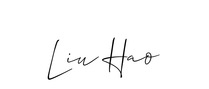 Here are the top 10 professional signature styles for the name Liu Hao. These are the best autograph styles you can use for your name. Liu Hao signature style 2 images and pictures png
