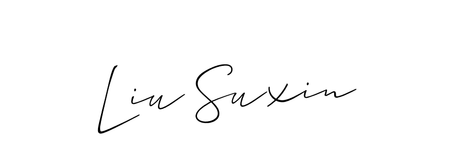 Make a short Liu Suxin signature style. Manage your documents anywhere anytime using Allison_Script. Create and add eSignatures, submit forms, share and send files easily. Liu Suxin signature style 2 images and pictures png