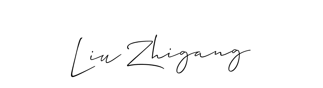 Best and Professional Signature Style for Liu Zhigang. Allison_Script Best Signature Style Collection. Liu Zhigang signature style 2 images and pictures png