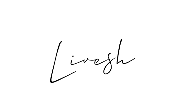 Also You can easily find your signature by using the search form. We will create Livesh name handwritten signature images for you free of cost using Allison_Script sign style. Livesh signature style 2 images and pictures png
