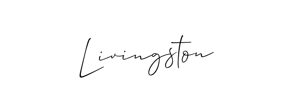 Make a short Livingston signature style. Manage your documents anywhere anytime using Allison_Script. Create and add eSignatures, submit forms, share and send files easily. Livingston signature style 2 images and pictures png
