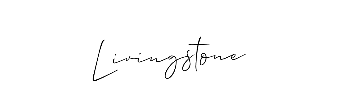 Best and Professional Signature Style for Livingstone. Allison_Script Best Signature Style Collection. Livingstone signature style 2 images and pictures png