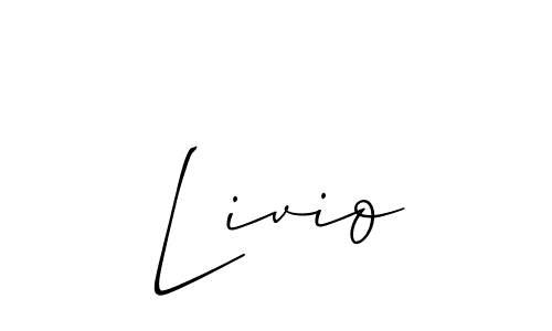 Make a short Livio signature style. Manage your documents anywhere anytime using Allison_Script. Create and add eSignatures, submit forms, share and send files easily. Livio signature style 2 images and pictures png