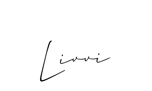 It looks lik you need a new signature style for name Livvi. Design unique handwritten (Allison_Script) signature with our free signature maker in just a few clicks. Livvi signature style 2 images and pictures png