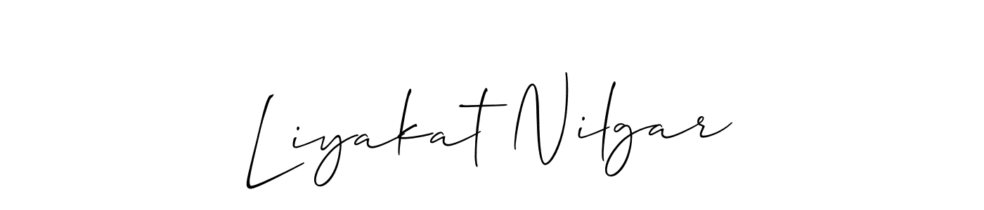 Make a beautiful signature design for name Liyakat Nilgar. Use this online signature maker to create a handwritten signature for free. Liyakat Nilgar signature style 2 images and pictures png