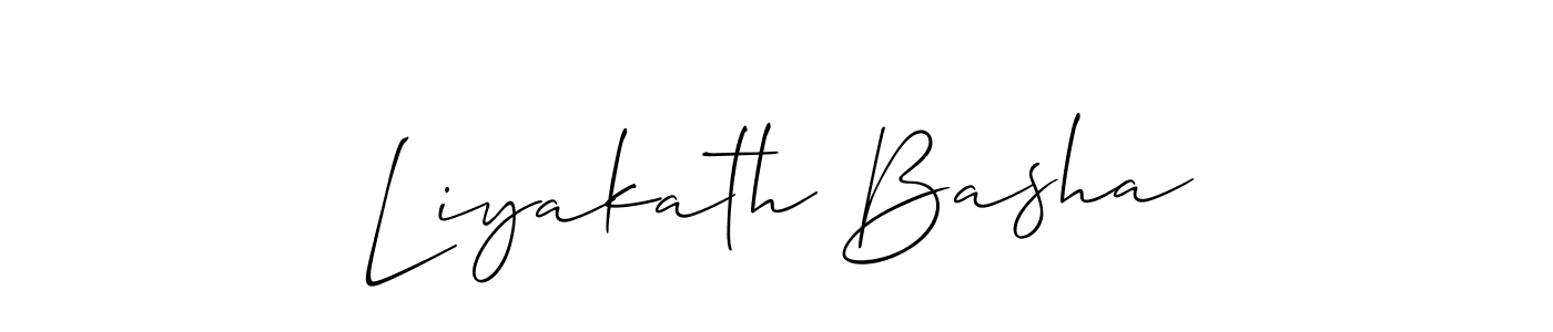 You can use this online signature creator to create a handwritten signature for the name Liyakath Basha. This is the best online autograph maker. Liyakath Basha signature style 2 images and pictures png