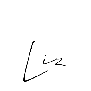 It looks lik you need a new signature style for name Liz. Design unique handwritten (Allison_Script) signature with our free signature maker in just a few clicks. Liz signature style 2 images and pictures png