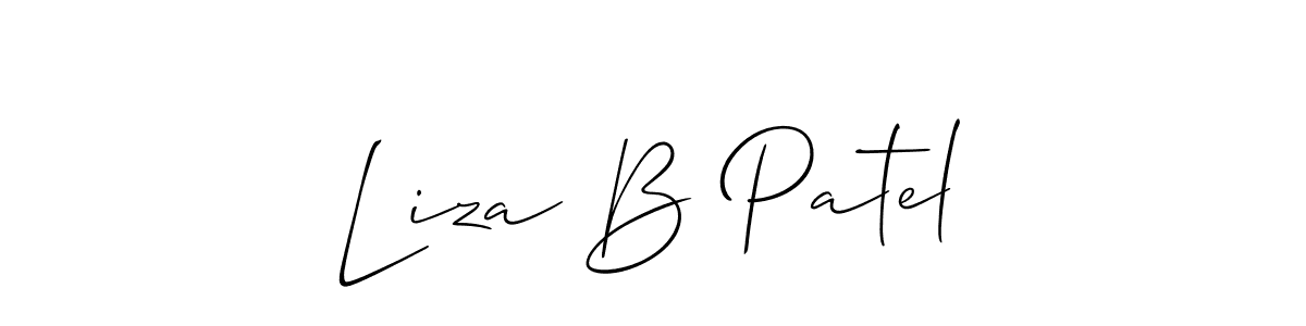 Once you've used our free online signature maker to create your best signature Allison_Script style, it's time to enjoy all of the benefits that Liza B Patel name signing documents. Liza B Patel signature style 2 images and pictures png