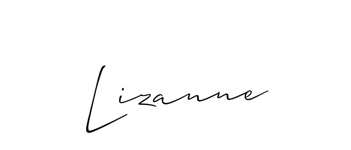 You can use this online signature creator to create a handwritten signature for the name Lizanne. This is the best online autograph maker. Lizanne signature style 2 images and pictures png