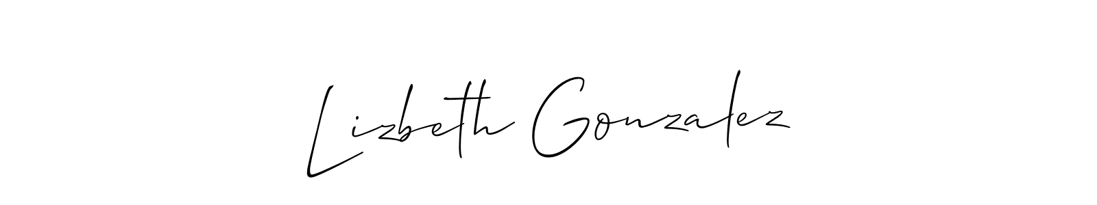 See photos of Lizbeth Gonzalez official signature by Spectra . Check more albums & portfolios. Read reviews & check more about Allison_Script font. Lizbeth Gonzalez signature style 2 images and pictures png