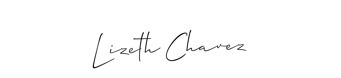 You should practise on your own different ways (Allison_Script) to write your name (Lizeth Chavez) in signature. don't let someone else do it for you. Lizeth Chavez signature style 2 images and pictures png