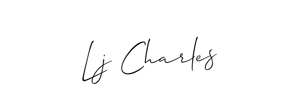 How to Draw Lj Charles signature style? Allison_Script is a latest design signature styles for name Lj Charles. Lj Charles signature style 2 images and pictures png