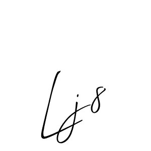 Lj8 stylish signature style. Best Handwritten Sign (Allison_Script) for my name. Handwritten Signature Collection Ideas for my name Lj8. Lj8 signature style 2 images and pictures png