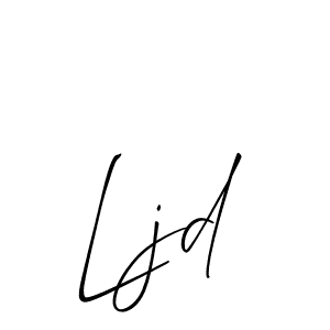 Also You can easily find your signature by using the search form. We will create Ljd name handwritten signature images for you free of cost using Allison_Script sign style. Ljd signature style 2 images and pictures png