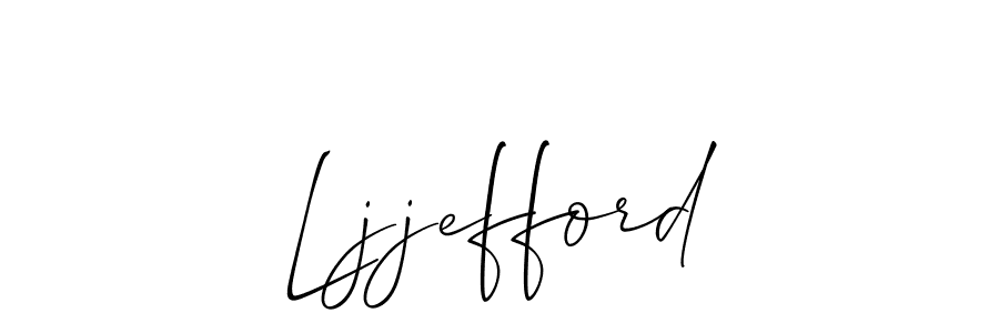 Once you've used our free online signature maker to create your best signature Allison_Script style, it's time to enjoy all of the benefits that Ljjefford name signing documents. Ljjefford signature style 2 images and pictures png