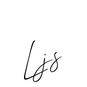 It looks lik you need a new signature style for name Ljs. Design unique handwritten (Allison_Script) signature with our free signature maker in just a few clicks. Ljs signature style 2 images and pictures png